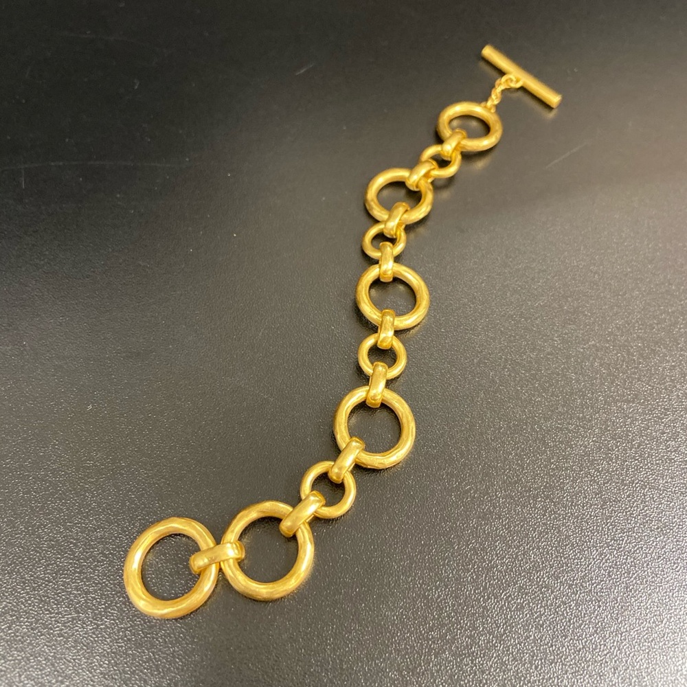 Julie Vos gold link bracelet